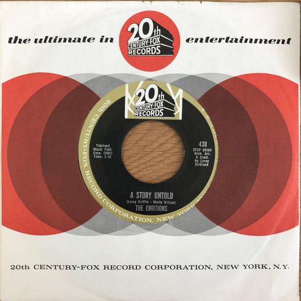 米7" The Emotions A Story Untold / One Life, One Lo...