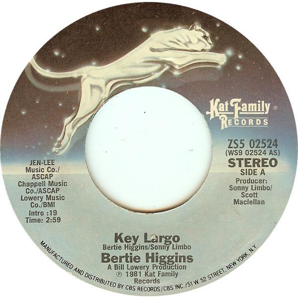 米7" Bertie Higgins Key Largo ZS502524 Kat Family R...