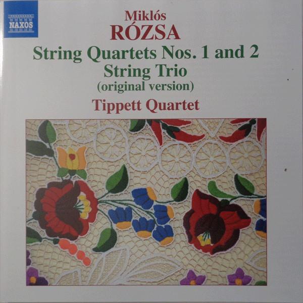 英CD Mikl?s R?zsa - Tippett Quartet String Quartets...