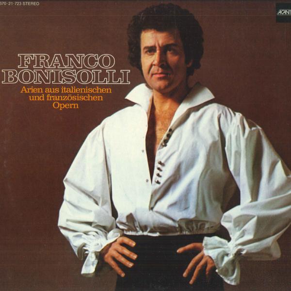 独LP Franco Bonisolli Arien Aus Italienischen Und F...