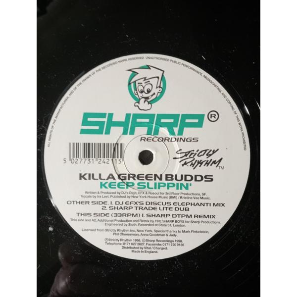 英12" Killa Green Budds Keep Slippin 5027731242115 ...