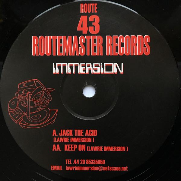 英12" Lawrie Immersion Jack The Acid / Keep On ROUT...