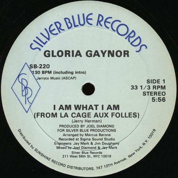 米12” Gloria Gaynor I Am What I Am SB220 Silver Blu...