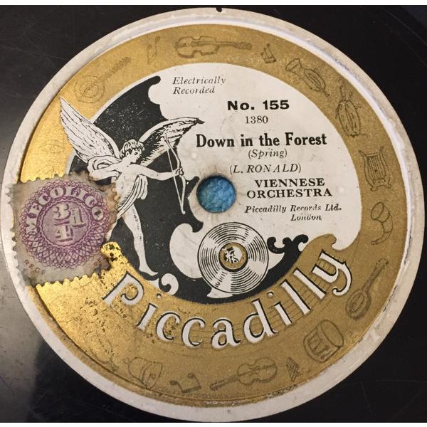 英78RPM/SP Viennese Orchestra Down In The Forest / ...