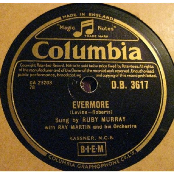 英78RPM/SP Ruby Murray With Ray Martin And His Orch...