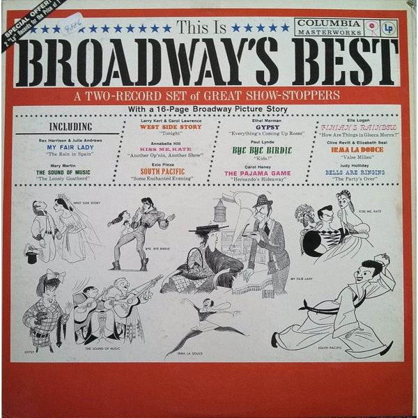 米2LP Various (This Is) Broadways Best  B2W1 Columb...