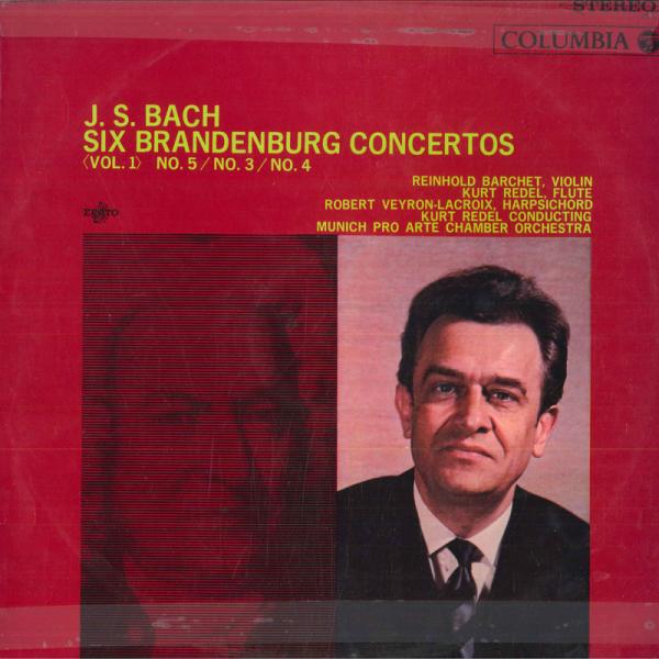 LP J. S. Bach, Kurt Redel, Munich Six Brandenburg ...