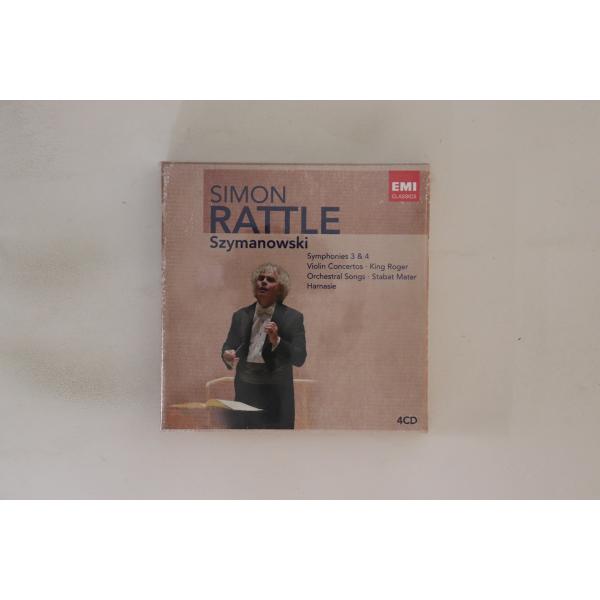 欧4discs CD サイモン・ラトル, バーミンガム市響 シマノフスキー 交響曲第3番、第4番/ヴ...