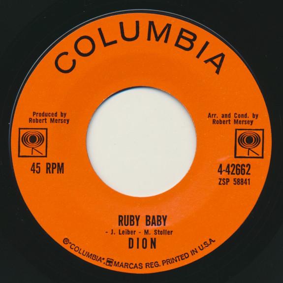 米7” Dion Ruby Baby / Hell Only Hurt You 442662 Col...