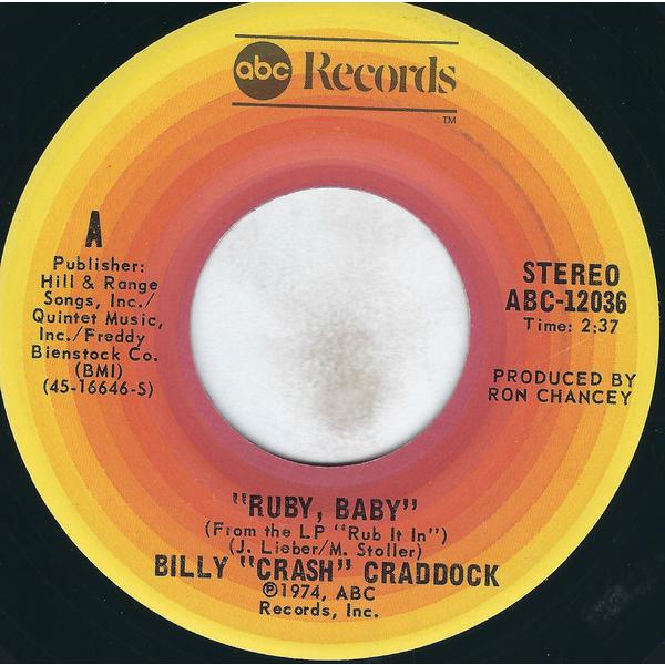 米7” Billy ”Crash” Craddock Ruby, Baby / Walk When ...