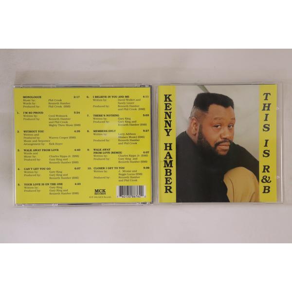 米CD Kenny HAMBER This Is R&amp;b LJL123 MCK /00110