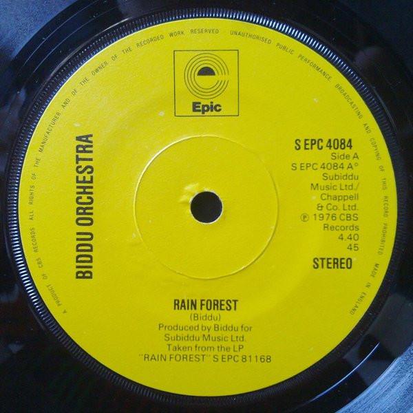 英7” Biddu Orchestra Rain Forest SEPC4084 Epic /000...