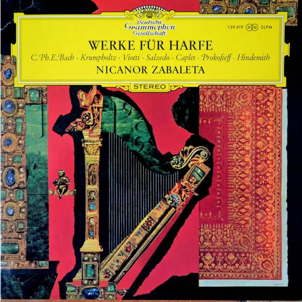 独LP Nicanor Zabaleta Werke Fur Harfe 139419SLPM De...
