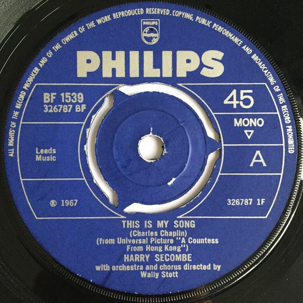 英7” Harry Secombe This Is My Song / Song Of The Va...