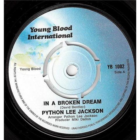 英7” Python Lee Jackson In A Broken Dream YB1002 Yo...