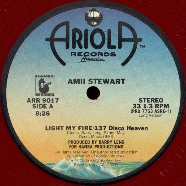 LP Amii Stewart Light My Fire / 137 Disco Heaven  ...