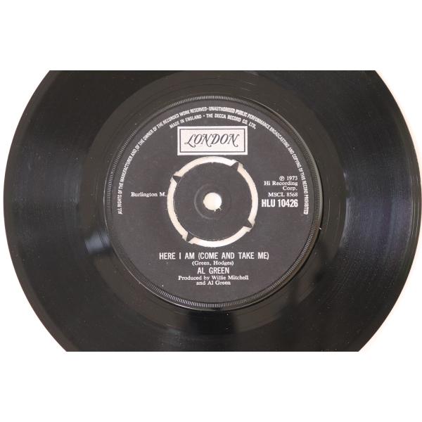 英7” Al Green Here I Am (Come And Take Me) HLU10426...