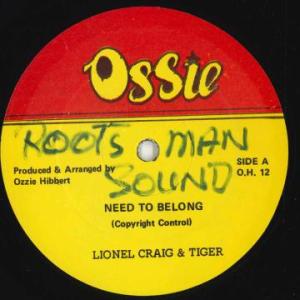 ジャマイカ12” Lionel Craig &amp; Tiger Need To Belong O.H.1...