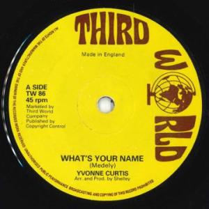 英7” Yvonne Curtis Whats Your Name / Feeling TW86 Third World /00050