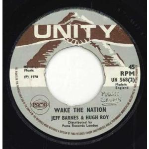 英7” Jeff Barnes (2) / Jeff Barnes 1,000 Tons Of Version / Wake The Nation UN568 Unity /00050