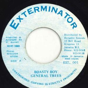 ジャマイカ7” General Trees Boasty Boy EXT001 Exterminat...