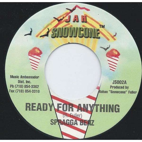 米7” Spragga Benz Ready For Anything JS002 Jah Snow...