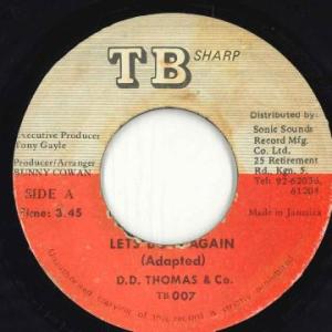 ジャマイカ7” D.D Thomas Lets Do It Again TB007 TB Sharp...