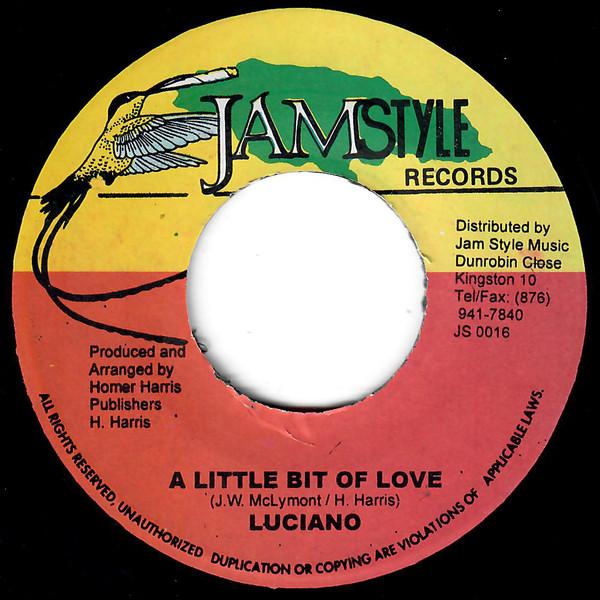ジャマイカ7” Luciano A Little Bit Of Love JS0016 Jamsty...