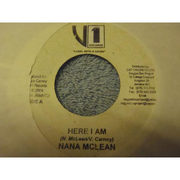 ジャマイカ7” Nana McLean Here I Am NONE V1 Records /000...