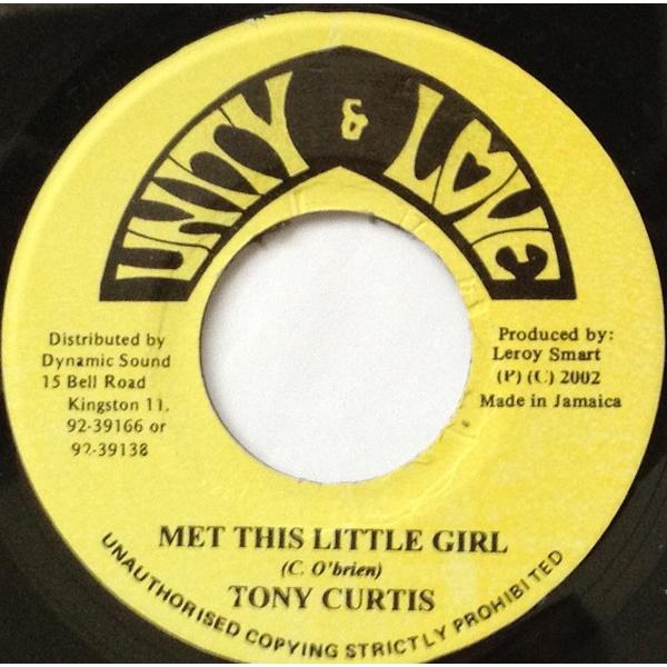 ジャマイカ7” Tony Curtis Met This Little Girl NONE Unit...