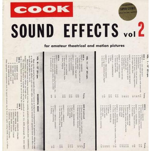 米CD Various Sound Effects Volume 2 (COOK10002) (CD...