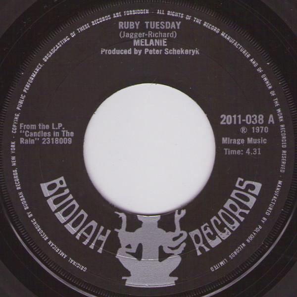 英7” Melanie Ruby Tuesday 2011038 Buddah Records /0...