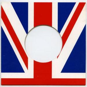 厚紙スリーブ 7” イギリス国旗柄 厚紙 カナダ製 /00020