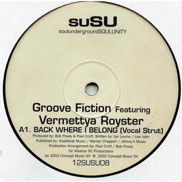 米12” Groove Fiction, Vermettya Roys Back Where I B...