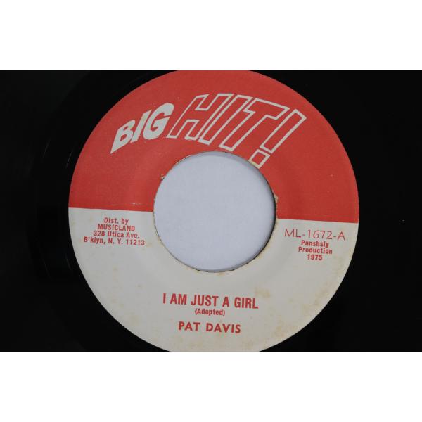 米7” Pat Davis I Am Just A Girl ML1672 BIG HIT! /00...