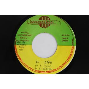 ジャマイカ7” B B Seaton Is Life / Dub Wid Life 6542 ROOTS INTERNATIONAL /00080