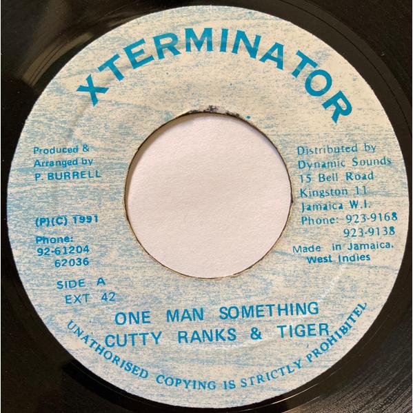 ジャマイカ7” Cutty Ranks &amp; Tiger One Man Something EXT4...