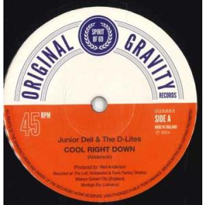 英7” Junior Dell, The D-lites / Woo Cool Right Down / Cool Version OGR883 Original Gravity UK /00048