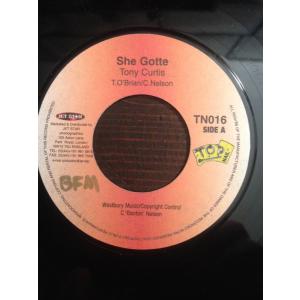 英7” Tony Curtis / Captain Barkey & She Gotte / Deh Yah TN016 Top Nail /00080