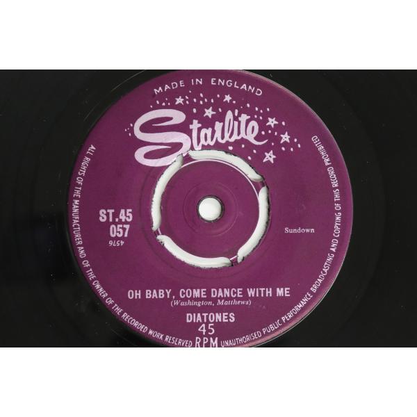 英7” Diatones Oh Baby, Come Dance With Me / Ruby Ha...