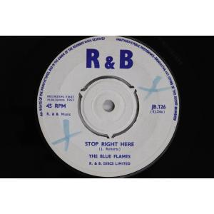 英7” Blue Flames Stop Right Here / Riks Tune JB126 R&B /00080
