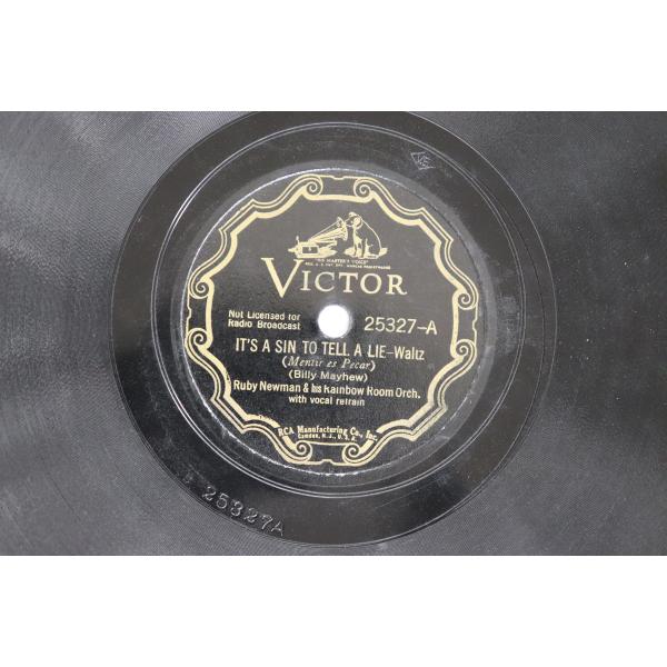米78RPM/SP Ruby Newman &amp; His Rainbow Room Its A Sin...