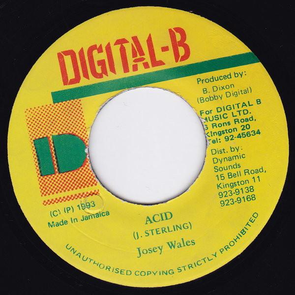 ジャマイカ7” Josey Wales Acid NONE Digital-B /00080