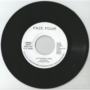 7” The Dynamic Four Lets Make Love NONE Faze Four Jamaica Vinyl /00080
