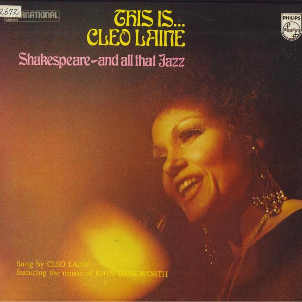 英LP Cleo Laine This Is... Cleo Laine - Shakespeare...