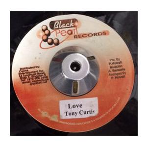 ジャマイカ7” Tony Curtis Love NONE Black Pearl Records /00080