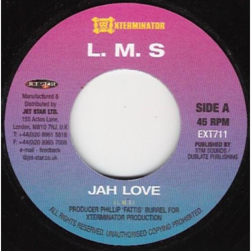 英7” L.M.S Jah Love EXT711 XTerminator /00080