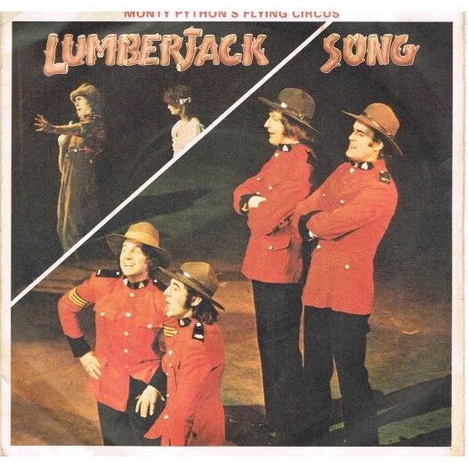 英7” Monty Python Lumberjack Song CB268 Charisma /0...