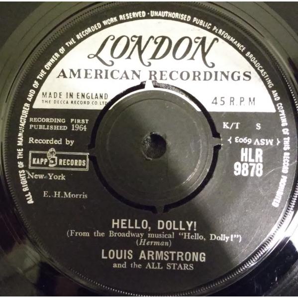 英7” Louis Armstrong &amp; The All Star Hello, Dolly! H...