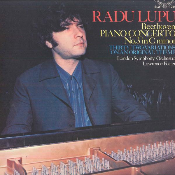 LP ラドゥ・ルプー, ローレンス・フ ベートーヴェン: ピアノ協奏曲第3番 ハ短調 作品37, 創...